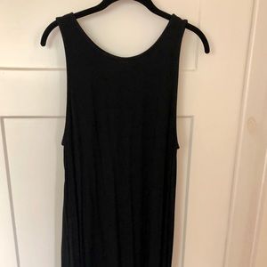 Old Navy Sleeveless Black Swing Dress - XL